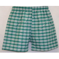 Boxer Short Flannel Teal White